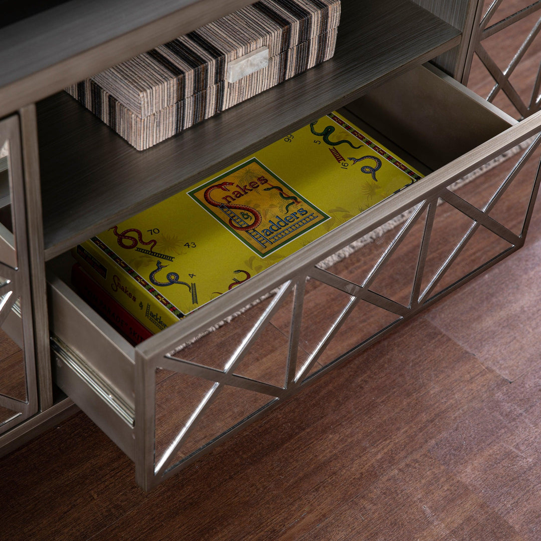 SwayLiving Downley Storage TV/Media Stand MEDIA + TV STANDS
