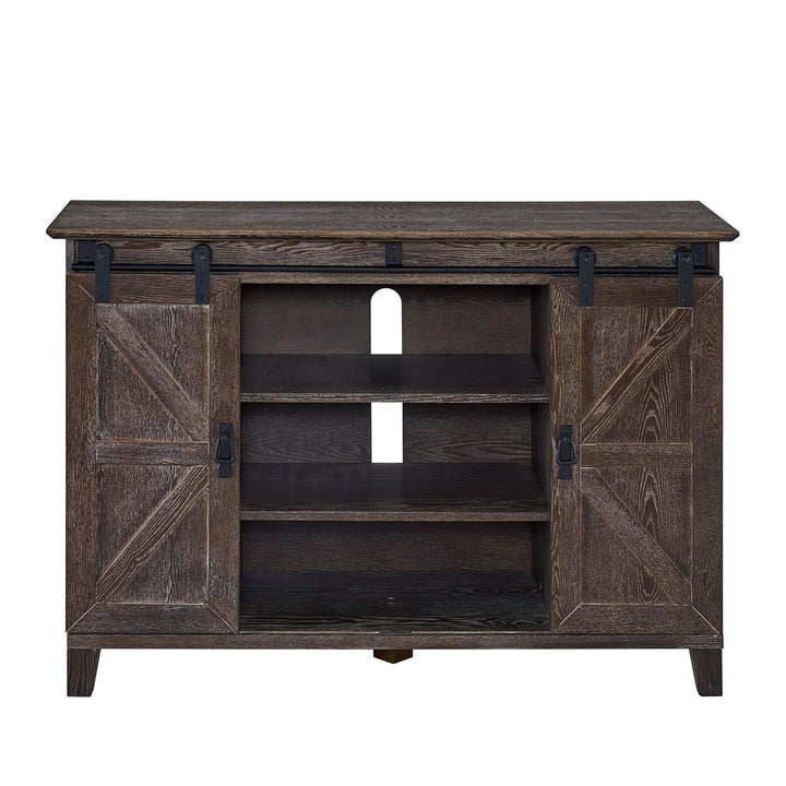 SwayLiving Holmes Barn Door TV Stand MEDIA + TV STANDS