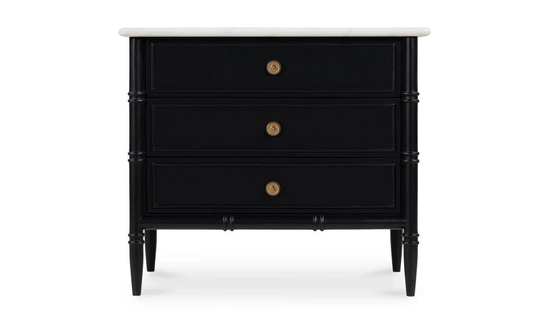 Eleanor Nightstand Black - SwayLiving