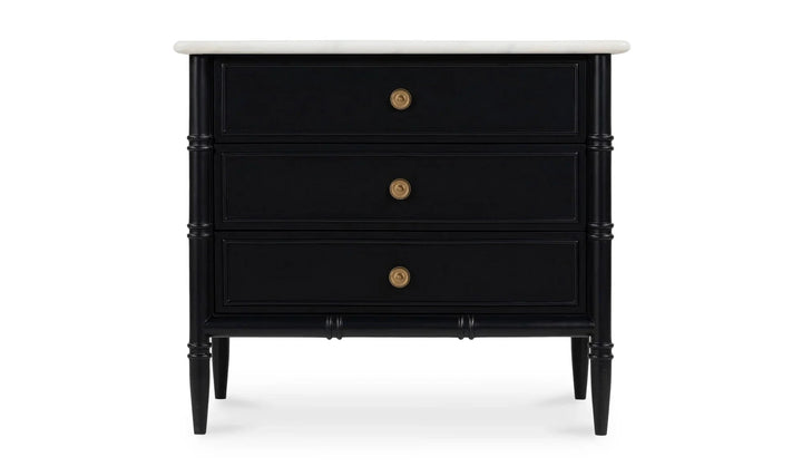 Eleanor Nightstand Black - SwayLiving