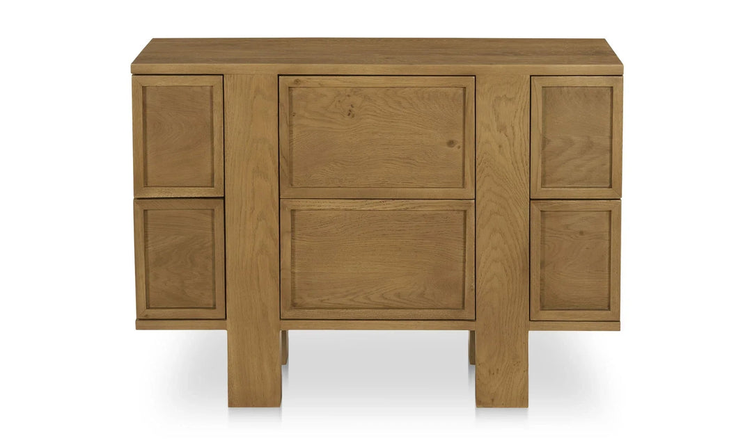 Henley Nightstand Brown - SwayLiving