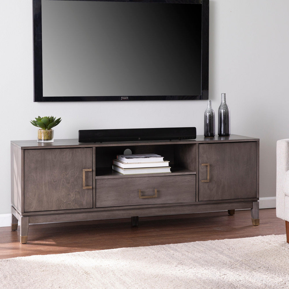 SwayLiving Brenting Media Stand w/ Storage MEDIA + TV STANDS