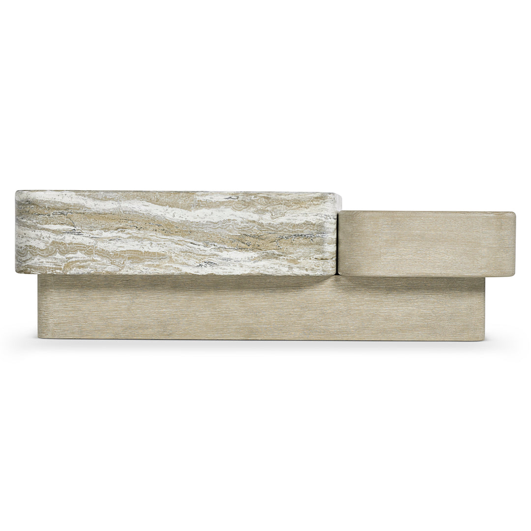 Arcadia Faux Stone Cocktail Table