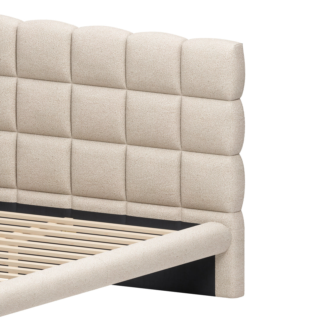 Placid King Bed Beige