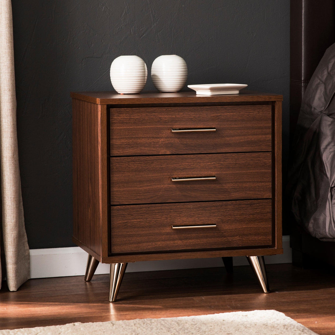 SwayLiving Oren Modern Bedside Table w/ Drawers NIGHTSTANDS