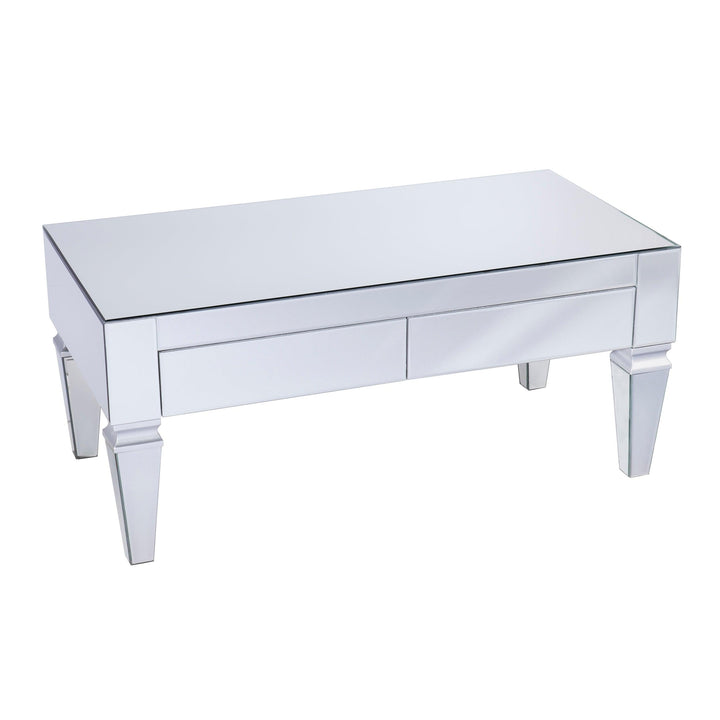 SwayLiving Darien Mirrored Coffee Table w/ Storage COFFEE TABLES