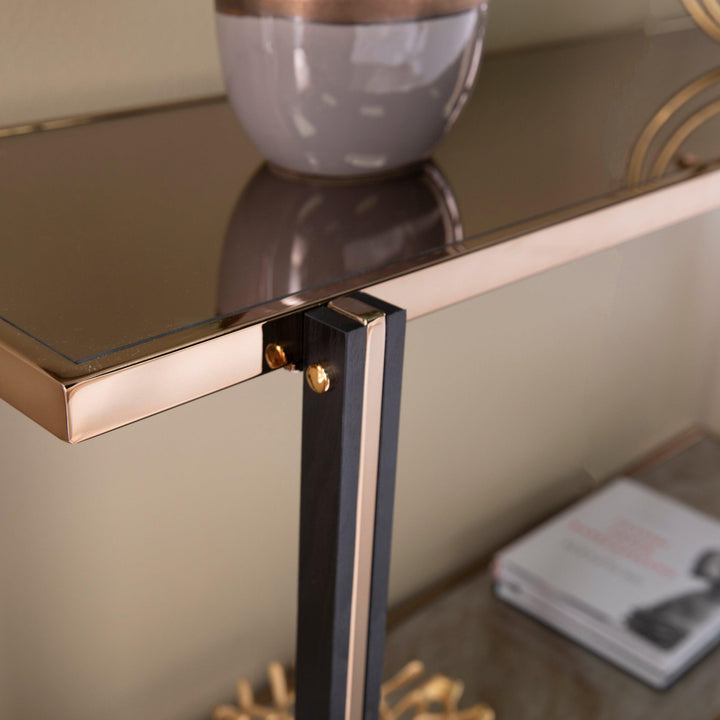 SwayLiving Thornsett Console Table w/ Mirrored Top CONSOLE TABLES