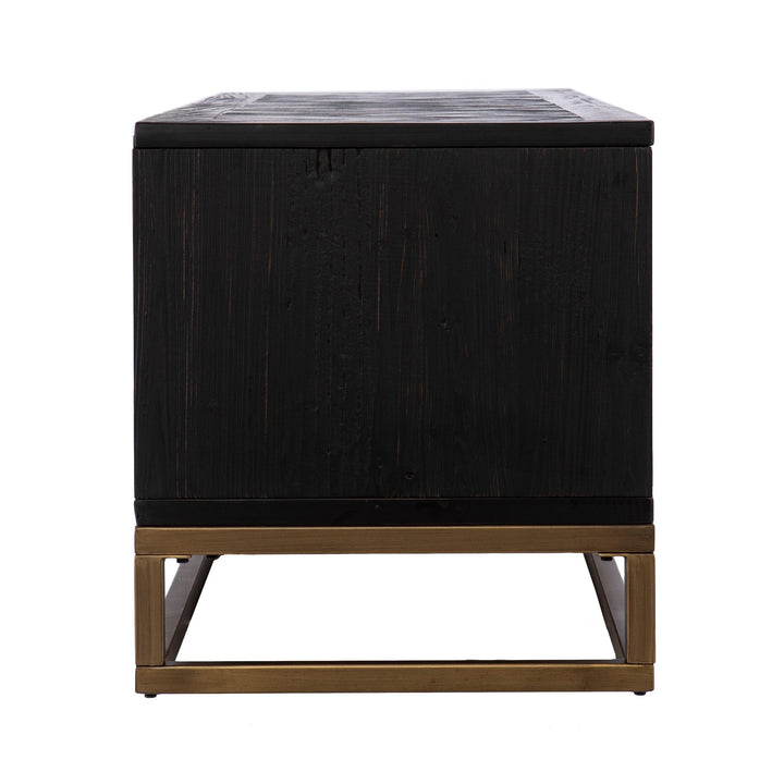 SwayLiving Dessingham Reclaimed Wood TV/Media Stand MEDIA + TV STANDS