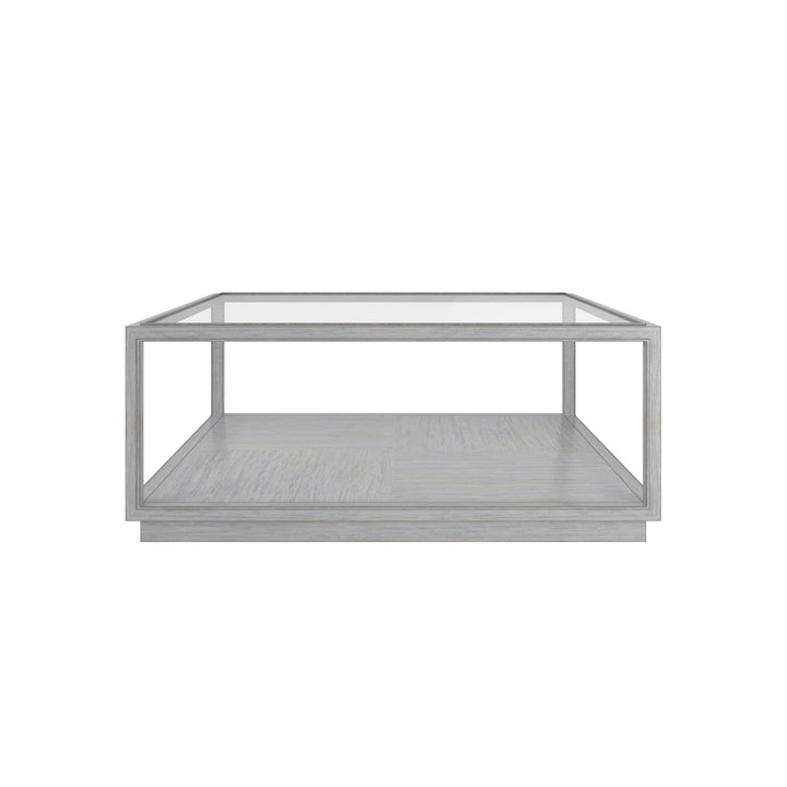 Glaze Sq Cktl Table-Vintage Blue