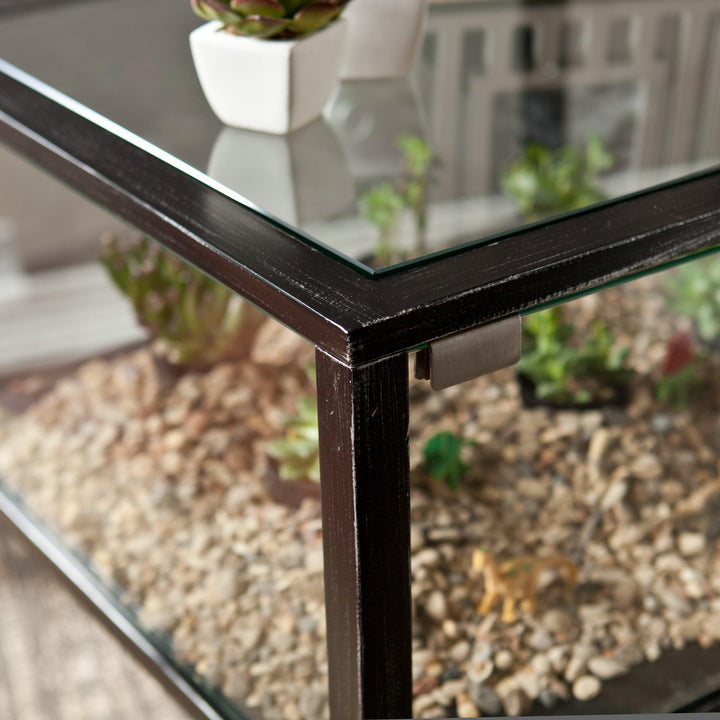 SwayLiving Terrarium Display End Table ACCENT TABLES