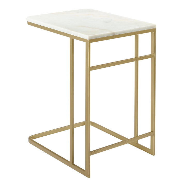 SwayLiving Fallon Marble C-Table ACCENT TABLES