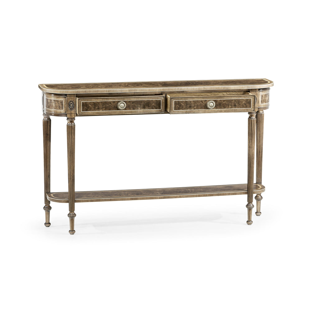 SwayLiving Regency Bleached Mahogany Console Table CONSOLE TABLES