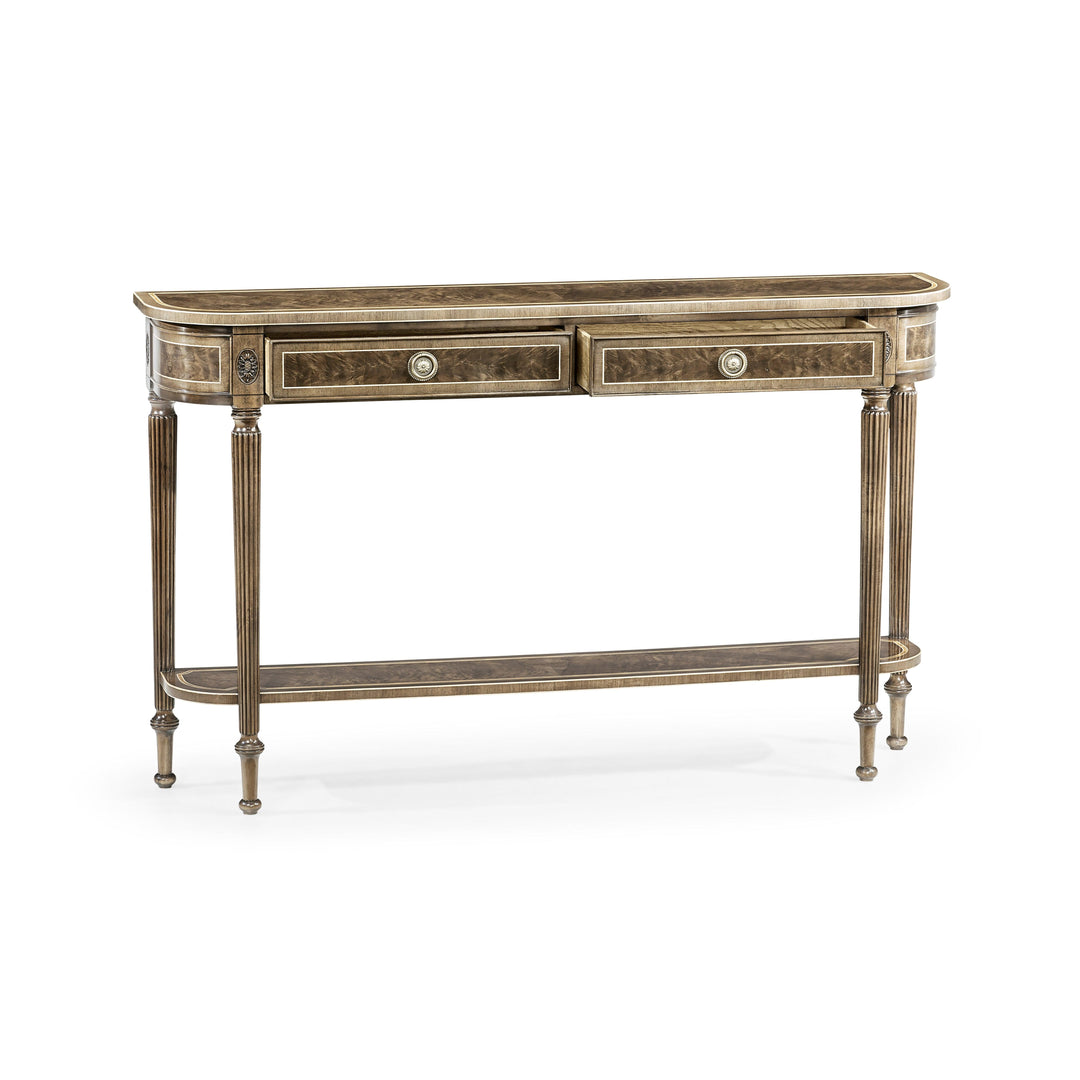SwayLiving Regency Bleached Mahogany Console Table CONSOLE TABLES