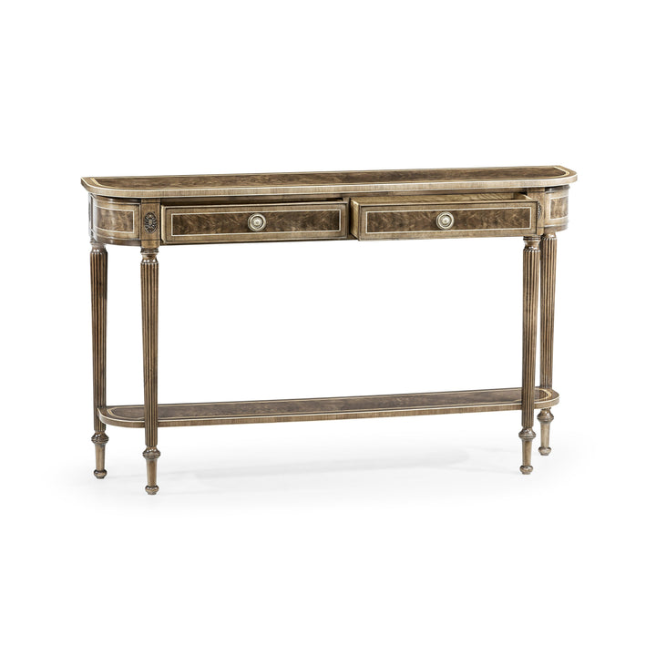 SwayLiving Regency Bleached Mahogany Console Table CONSOLE TABLES