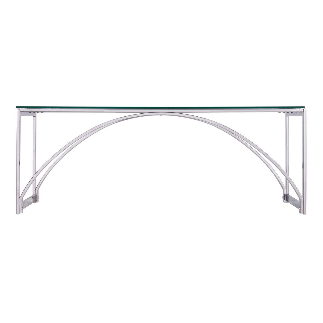 SwayLiving Stevenly Glass-Top Cocktail Table COFFEE TABLES