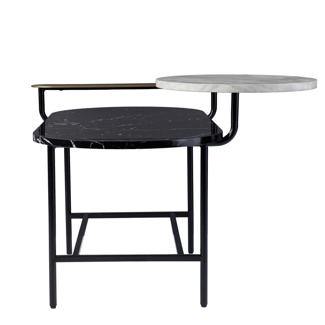 SwayLiving Arcklid Faux Marble Cocktail Table w/ Storage COFFEE TABLES
