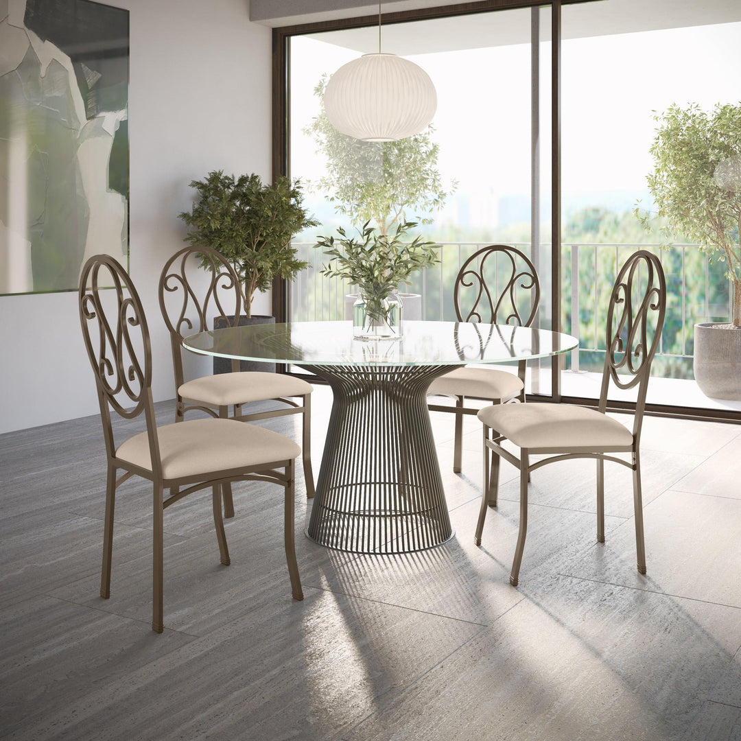 SwayLiving Lucianna Dining Set  - Dark Brown DINING CHAIRS