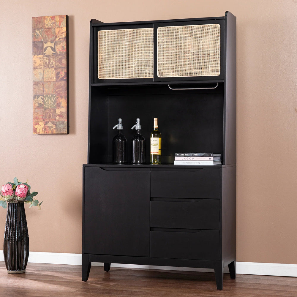 SwayLiving Carondale Tall Buffet Cabinet w/ Storage SIDEBOARDS + CREDENZAS