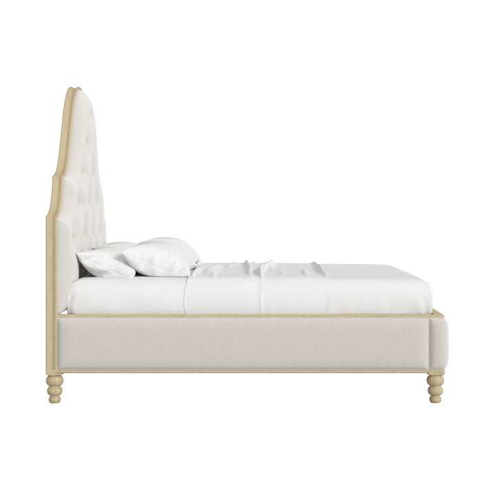 Haven QN Uph Bed-Sundrch Oak