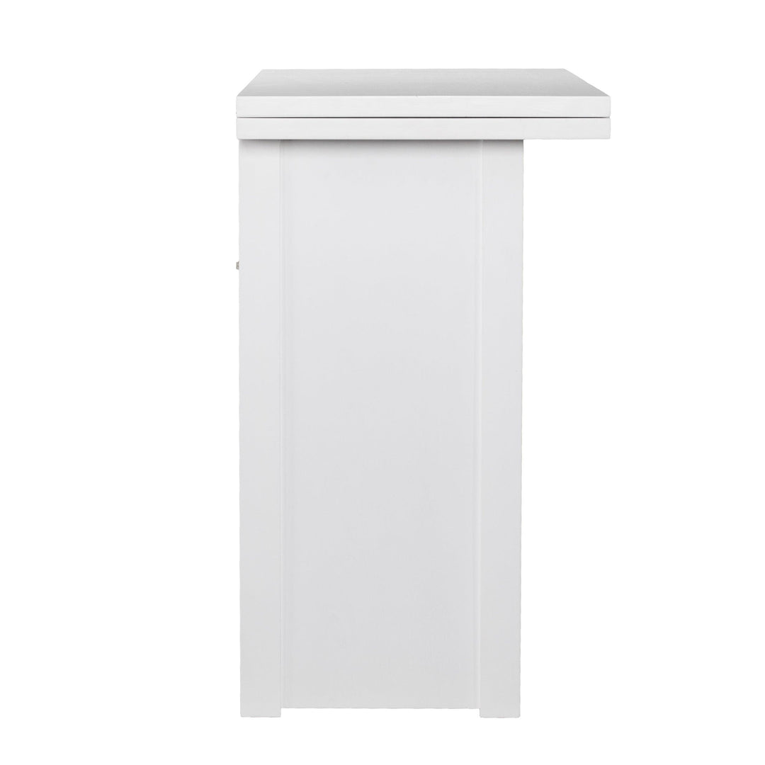 SwayLiving Kempsey Convertible Console-to-Dining Table - White DINING TABLES