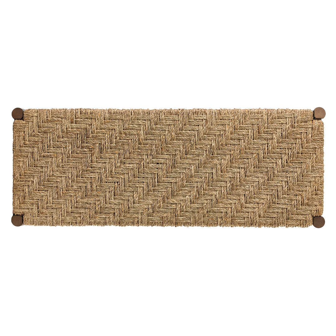SwayLiving Scalby Natural Seagrass Bench BENCHES