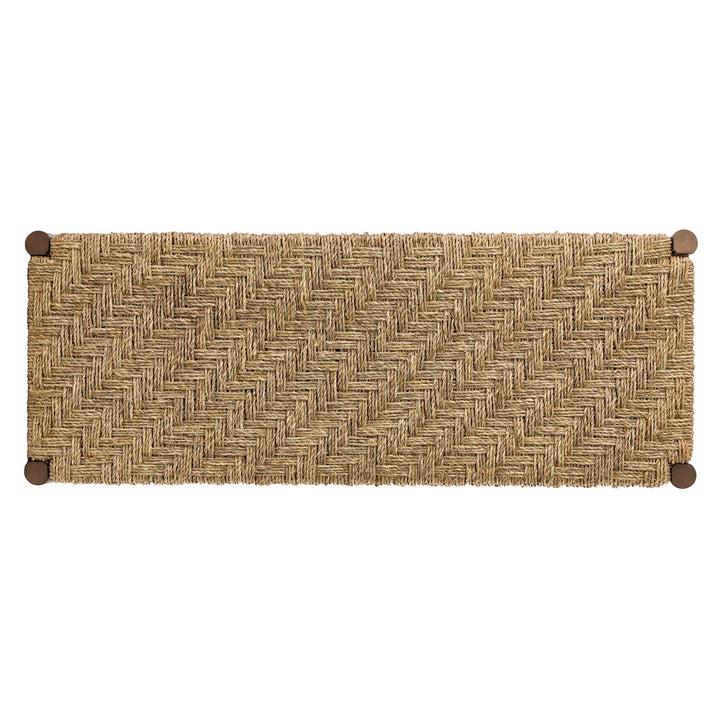 SwayLiving Scalby Natural Seagrass Bench BENCHES