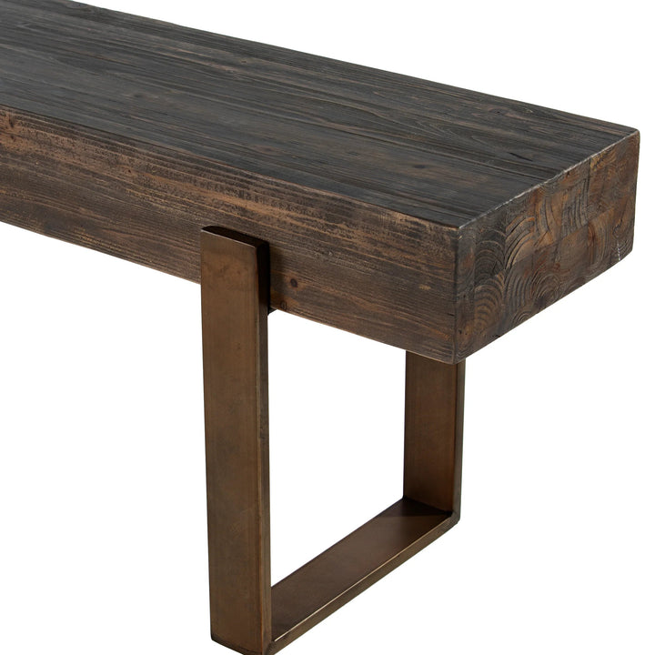 SwayLiving Dunlin Rustic Industrial Bench BENCHES