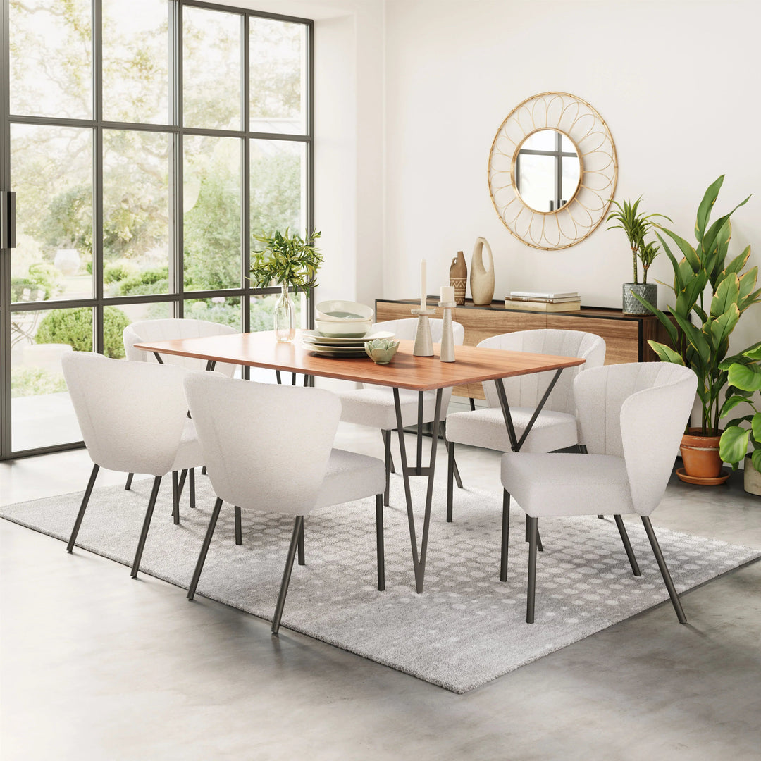 SwayLiving Aimee Dining Chair (Set of 2) Cream DINING CHAIRS