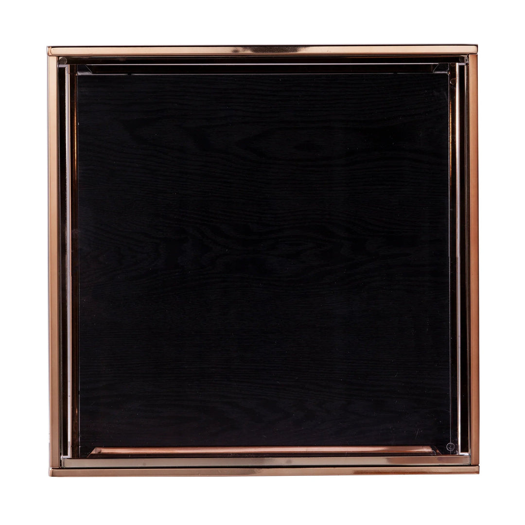 SwayLiving Lexina Glass-Top End Table ACCENT TABLES