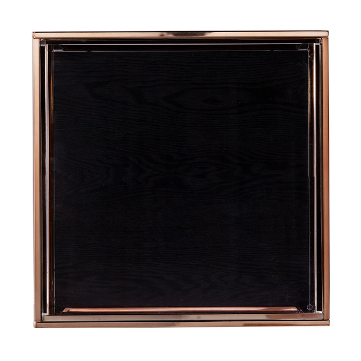 SwayLiving Lexina Glass-Top End Table ACCENT TABLES