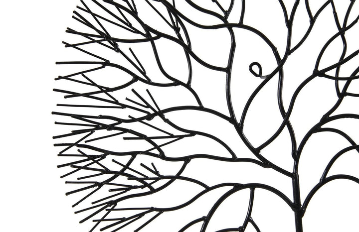 SwayLiving Wire Tree Wall Art, Medium, Circle, Metal, Black WALL ACCENTS