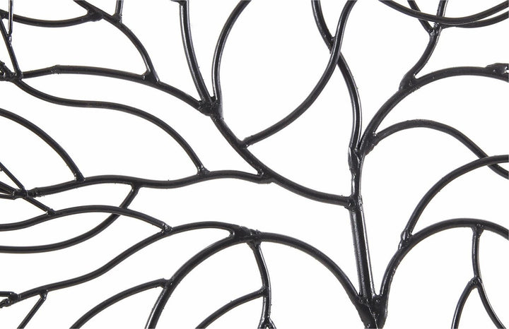 SwayLiving Wire Tree Wall Art, Large, Circle, Metal, Black WALL ACCENTS