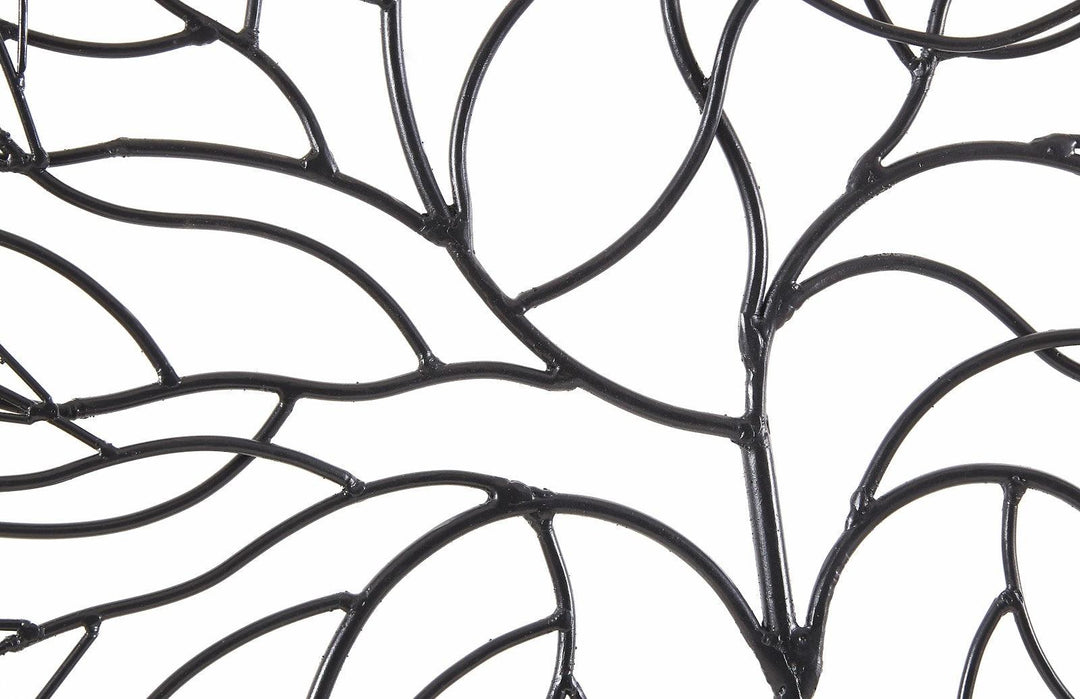 SwayLiving Wire Tree Wall Art, Large, Circle, Metal, Black WALL ACCENTS