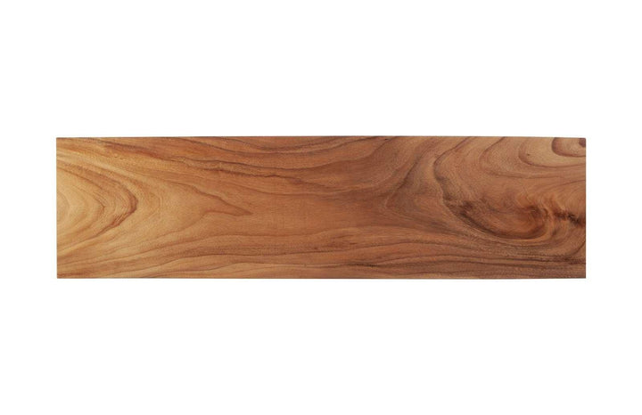 SwayLiving Atlas Console Table, Chamcha Wood, Natural, Metal CONSOLE TABLES