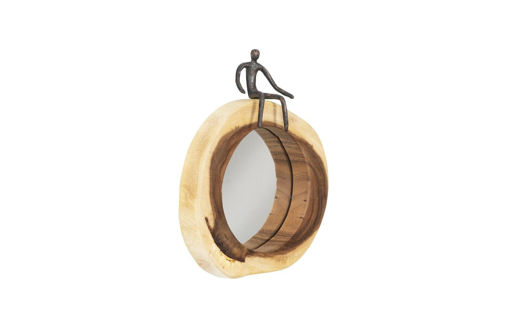 SwayLiving Atlas Cross Cut Mirror, Small, Full Man WALL MIRRORS