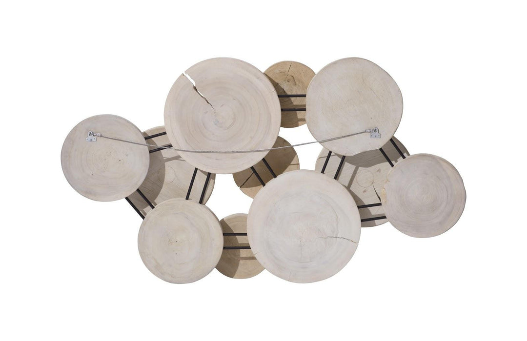 SwayLiving Clouds Wall Art, Bleached Finish WALL ACCENTS