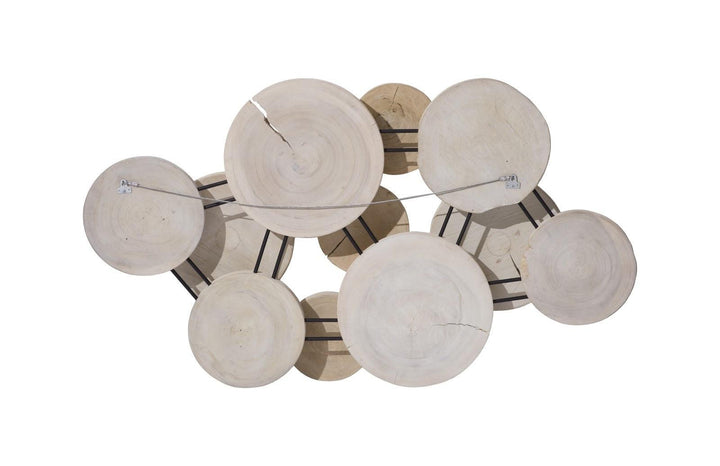 SwayLiving Clouds Wall Art, Bleached Finish WALL ACCENTS