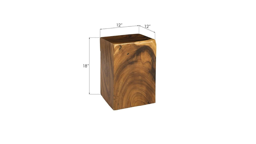 SwayLiving Prism Stool, Natural OTTOMANS, POUFS, + STOOLS