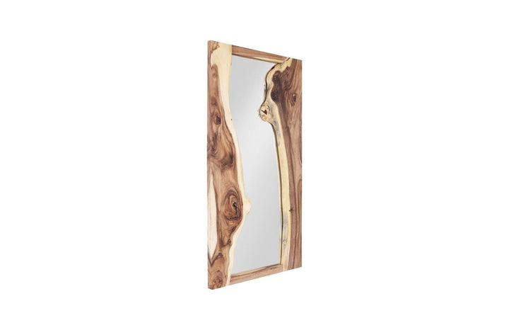 SwayLiving River Mirror, Chamcha Wood, Natural DECORATIVE OBJECTS