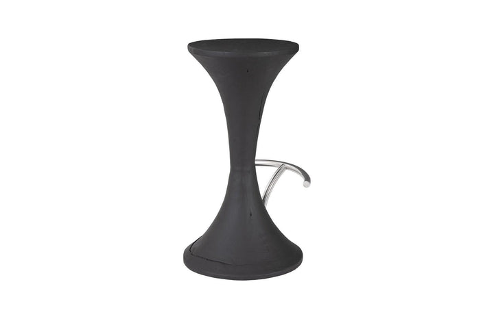 SwayLiving Marley Bar Stool, Burnt, Stainless Steel Foot Rest BAR STOOLS + COUNTER STOOLS