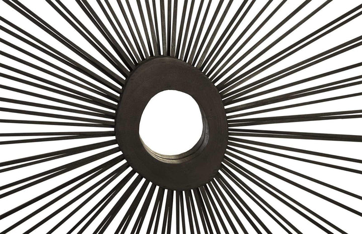 SwayLiving Spoke Mirror, Burnt, Square WALL MIRRORS