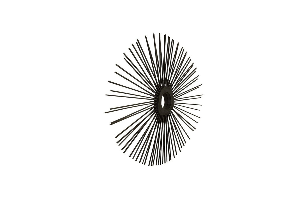 SwayLiving Spoke Mirror, Burnt, Round WALL MIRRORS