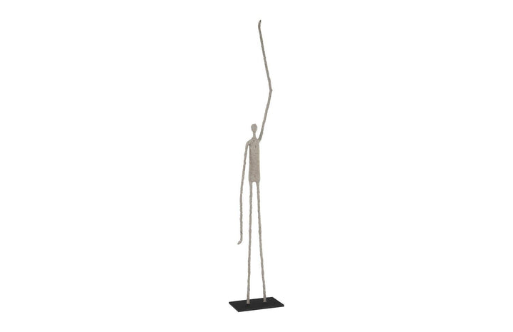 SwayLiving Human Sculpture, One Arm Up, Paper Mache DECORATIVE OBJECTS