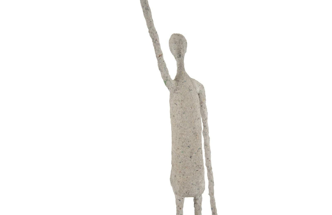 SwayLiving Human Sculpture, One Arm Up, Paper Mache DECORATIVE OBJECTS