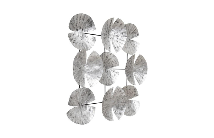 SwayLiving Ginkgo Leaf Wall Art, 9 Leaves, Silver WALL ACCENTS