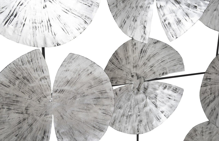 SwayLiving Ginkgo Leaf Wall Art, 9 Leaves, Silver WALL ACCENTS
