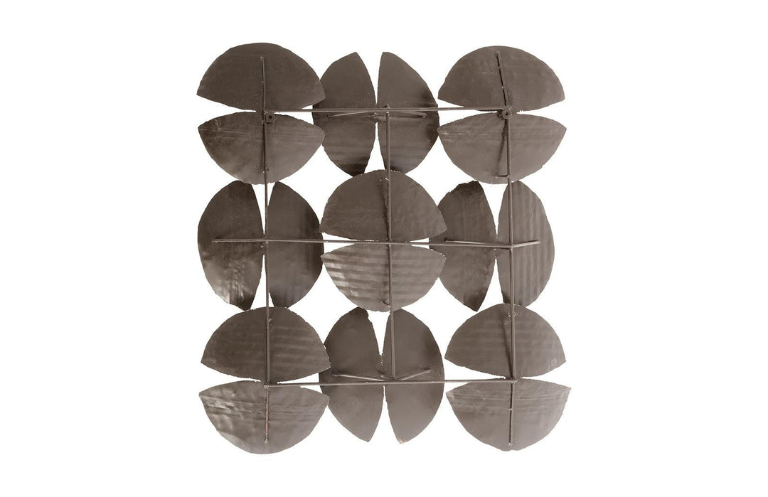 SwayLiving Ginkgo Leaf Wall Art, 9 Leaves, Silver WALL ACCENTS