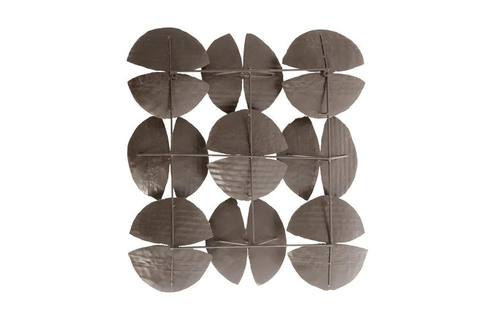 SwayLiving Ginkgo Leaf Wall Art, 9 Leaves, Silver WALL ACCENTS