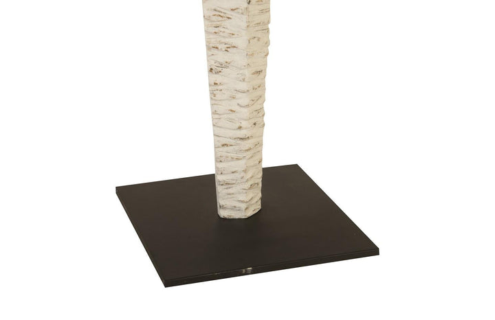 SwayLiving Vested Female Sculpture, Medium, Chamcha, Natural, White, Gold DECORATIVE OBJECTS