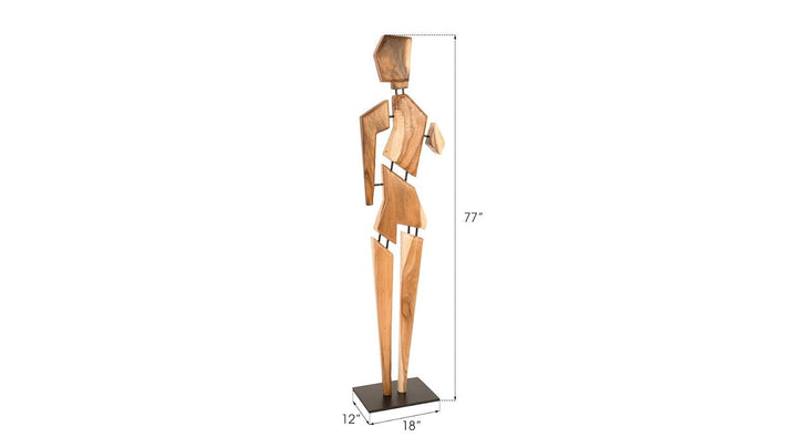 SwayLiving Jack Wood Sculpture DECORATIVE OBJECTS